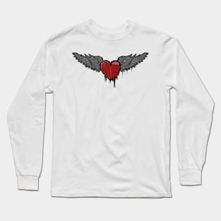 Flying Heart Long Sleeve T-Shirt